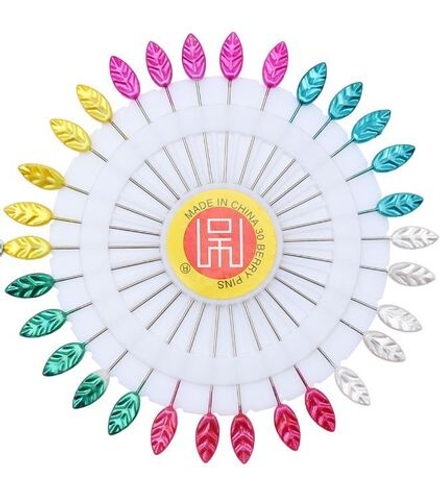 PB006 Булавки на круге, 48мм, упак