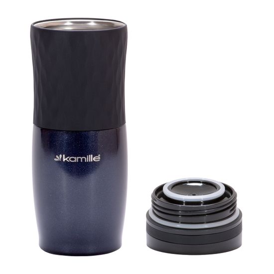 Термокружка 500 мл. Kamille KM 2047 из нержавеющей стали с TPR вставкой
