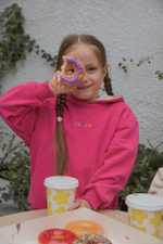 Худи в стиле oversize Пион