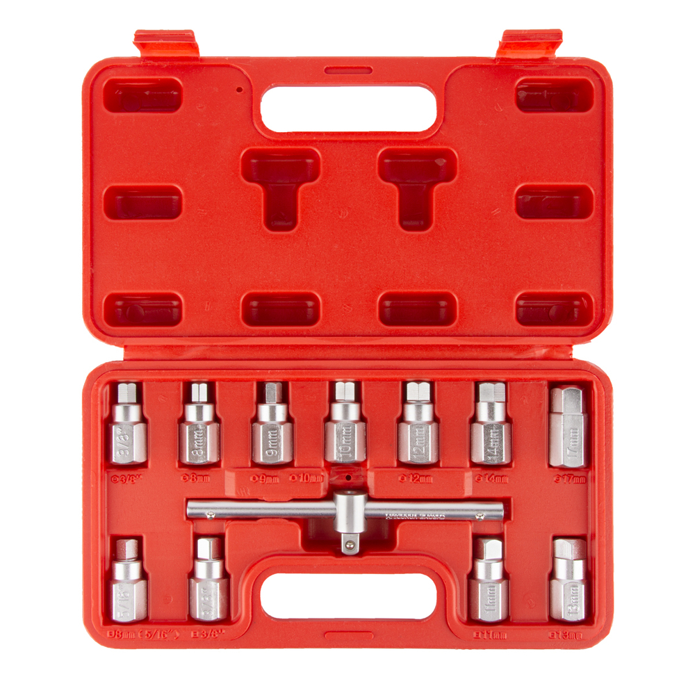 WDK-2141201 Набор для откручивания масляных пробок, 12 шт.