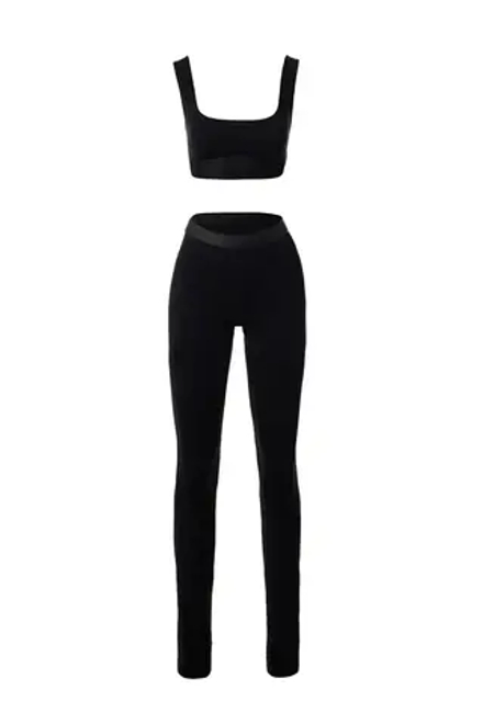 "B-SPORT" Базовый топ с фактурной резинкой