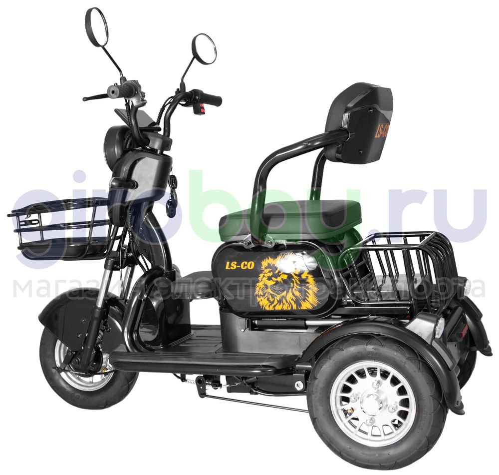 Электроскутер LS-CO KTX 1000W (60V/20Ah) - Черный фото №5