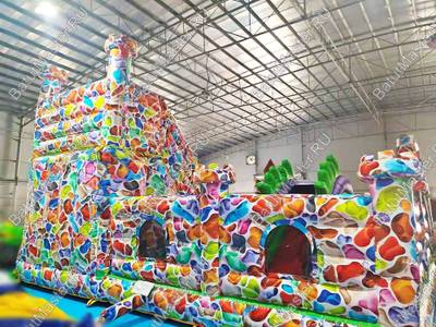 Коммерческий надувной батут Средневековое приключение 2