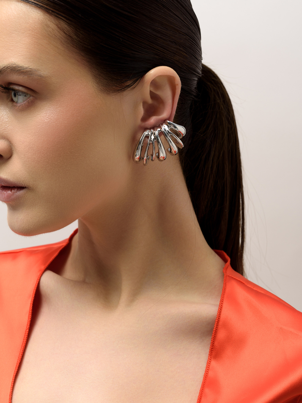 Серьги "Edge" Silver