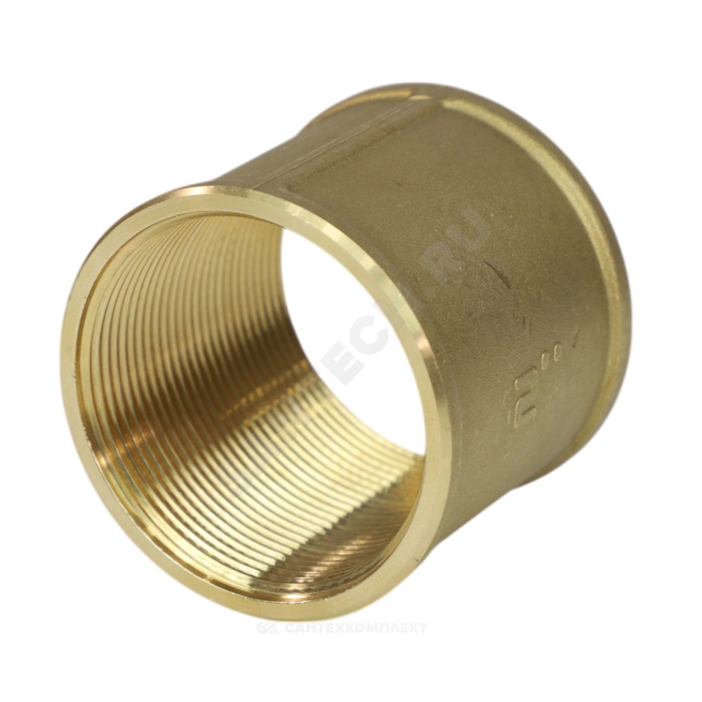 Муфта латунь Ду 20 (3/4") ВР/ВР LD LD.65.502.20