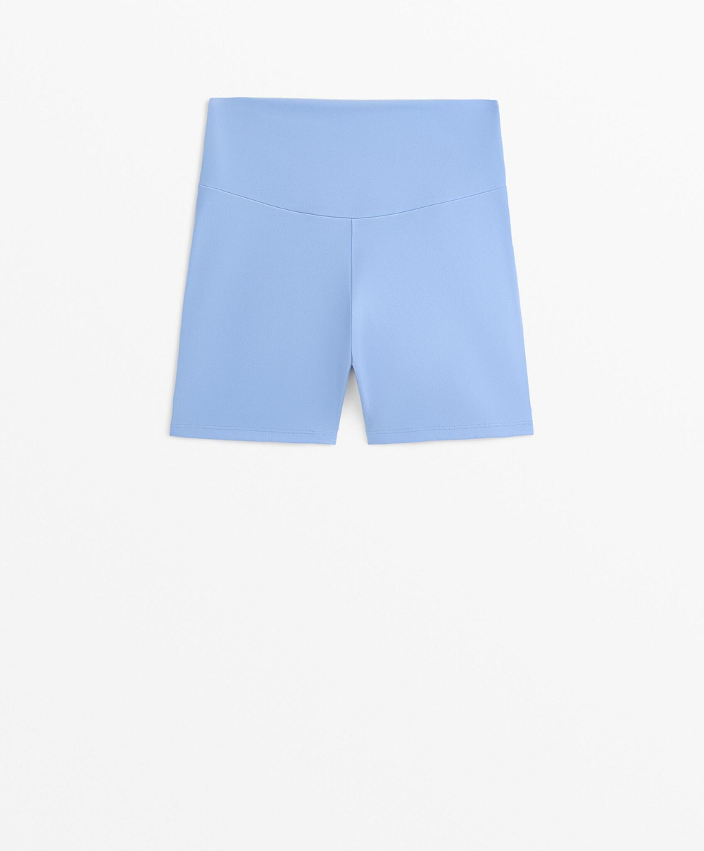 OYSHO Велосипедки Hot Pants Comfortlux с высокой посадкой длиной 10 см, светло-лавандовый