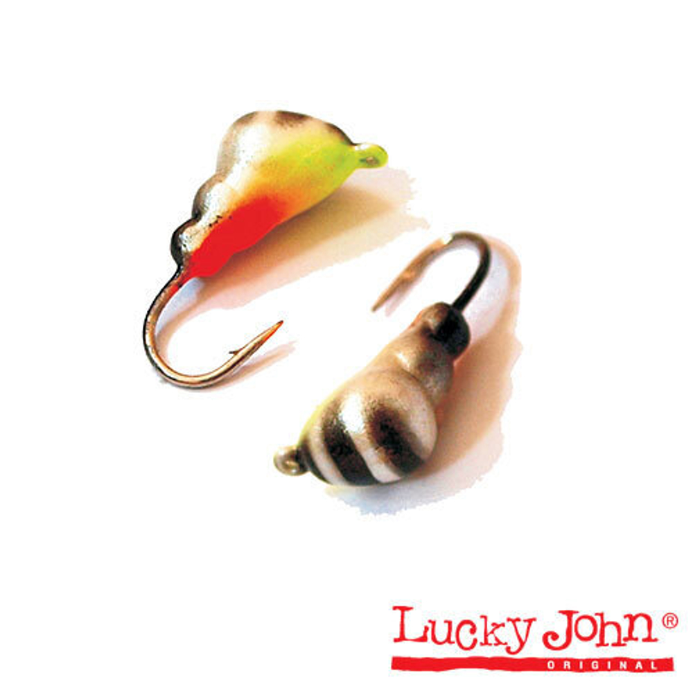 Мормышка вольфрамовая Lucky John МУРАВЕЙ крашеная с петелькой 030/53