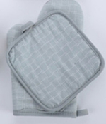 Прихватка в наборе варежкой «Тоскана», цвет голубой