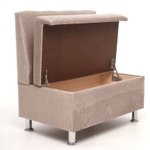 Стильный компактный диван Фабрики ОНИКС из практичного и износостойкого материала с оригинальным дизайном, вместительным ящиком для хранения, мягким наполнителем для дома, дачи и офиса