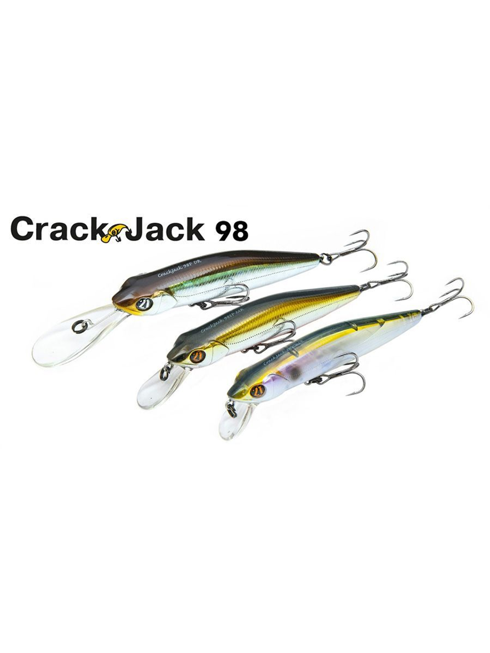 Воблер для рыбалки Pontoon21 Crackjack 98F-DR, 98мм., 16.0гр., заглубление 2.0-2.5 м, цвет A12