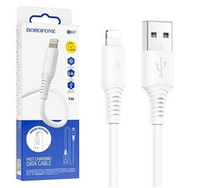 Кабель USB - Lightning BOROFONE BX47 (белый) 1м