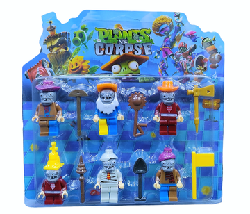 Набор фигурок  " Plants vs. Zombies 2 : Зомби против растений " 6 шт