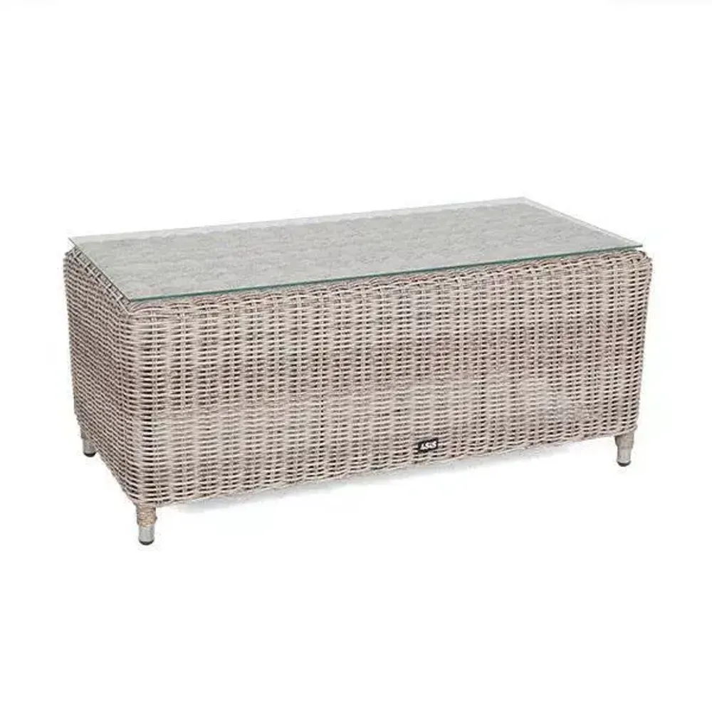 "Кон Панна" столик журнальный из искусственного ротанга, цвет бежевый