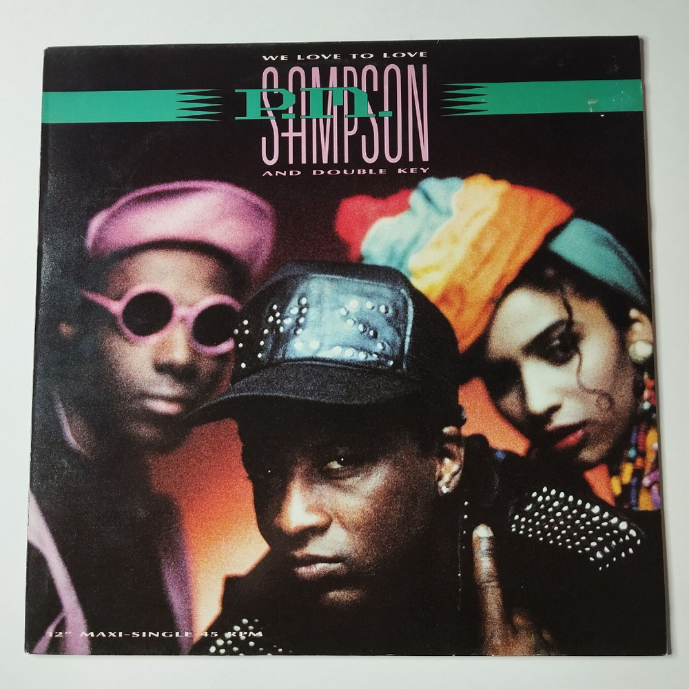 Винтажная виниловая пластинка LP P.M. Sampson And Double Key We Love To Love (Germany 1990) 45 RPM Maxi Single
