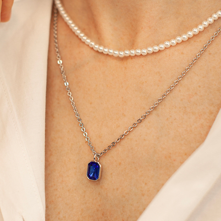 Колье Fiore Luna SAPPHIRE BCN08992-06