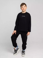 Черный костюм для мальчика в школу