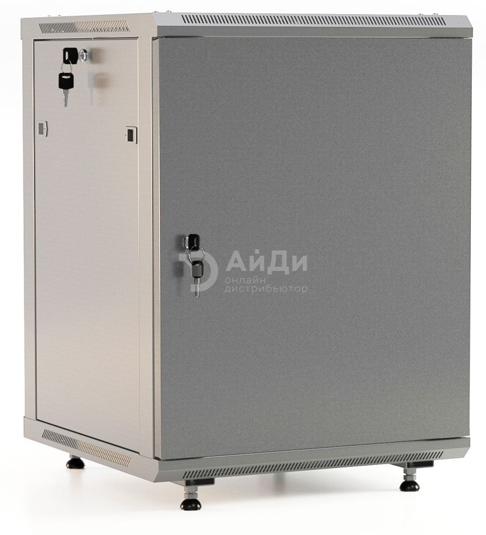 Шкаф телекоммуникационный настенный Hyperline TWB-FC-1866-SR-RAL7035