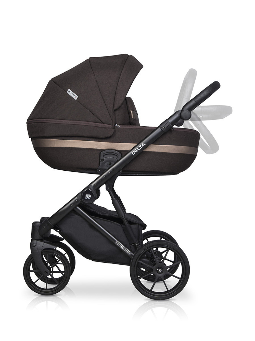Детская коляска Riko Basic Delta 2 в 1 04 chocolate