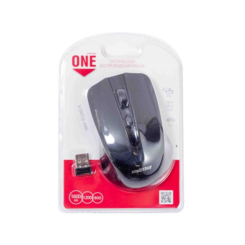 Мышь беспроводная Smartbuy ONE 352 черная