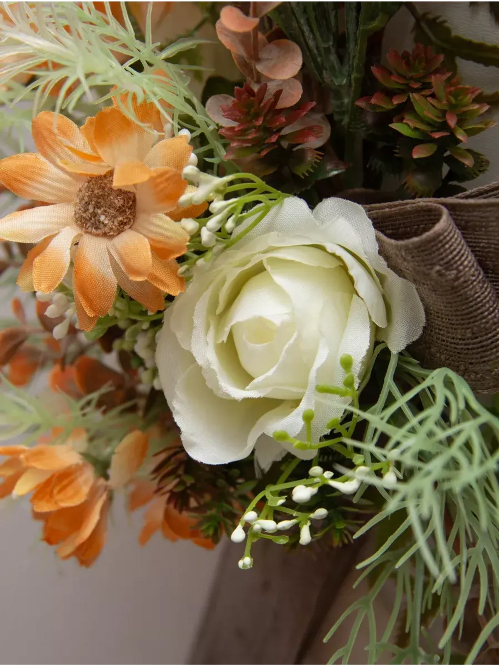 Панно на стену для интерьера цветами 45*31 см