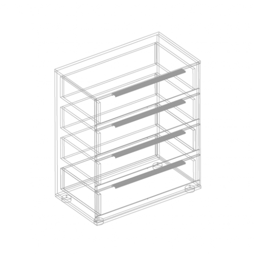 Стил Комод с 4 ящиками