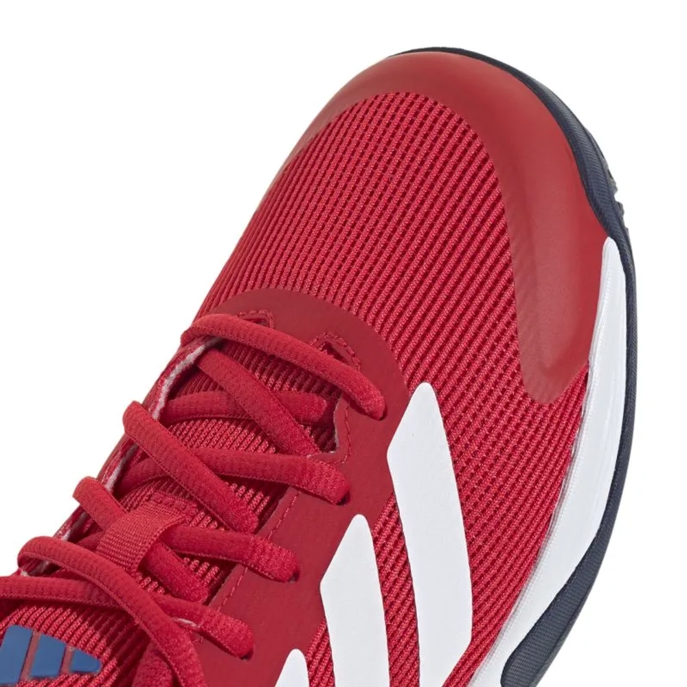 Детские Кроссовки теннисные  Adidas Ubersonic K - pure ruby/cloud white/dark blue