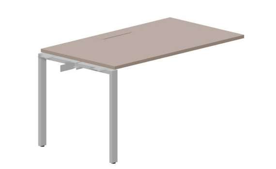 стол Strike 1380х780х750мм (меламиновый аутлет) - приставной элемент