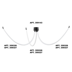 359326 KONST NT24 066 черный Светильник светодиодный IP20 LED 3000K 14W 170-265V 1360Лм RAMO
