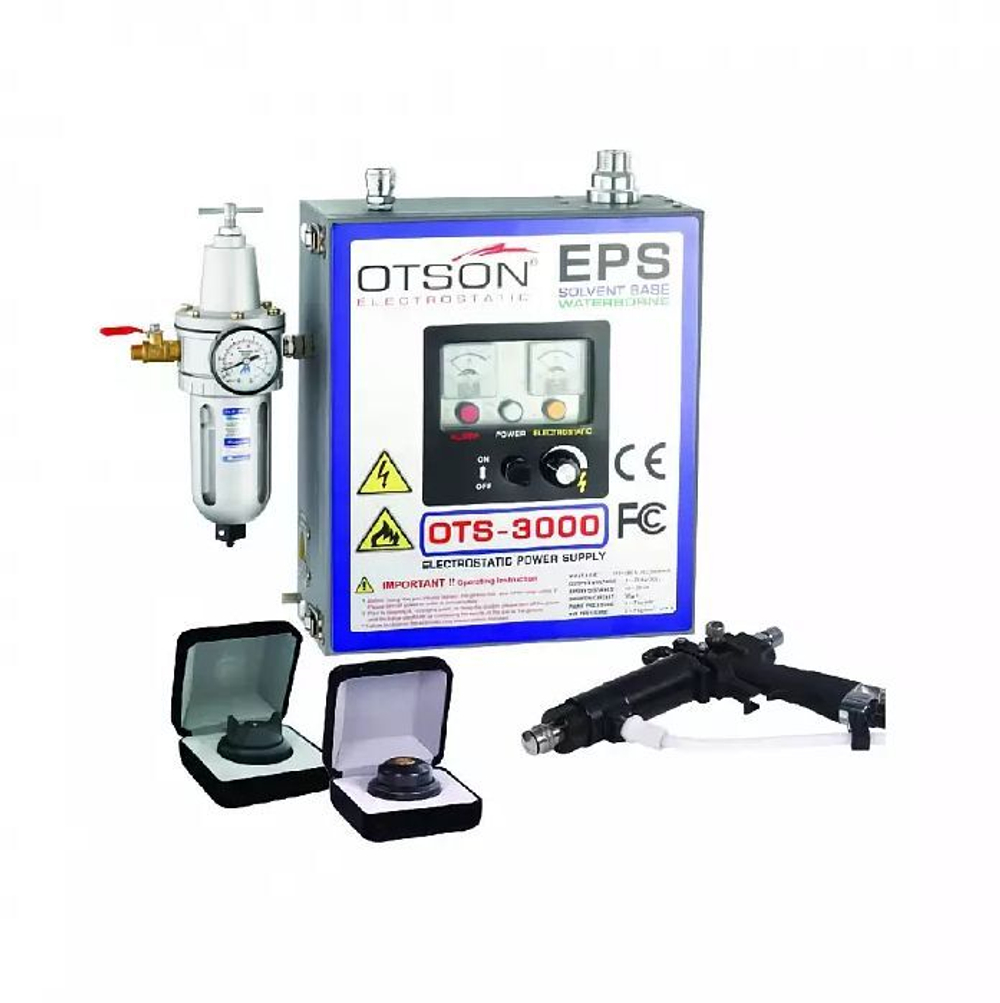 OTS-3000-SL-B ручной электростатический к/р OTSON, плоское сопло, 10 м