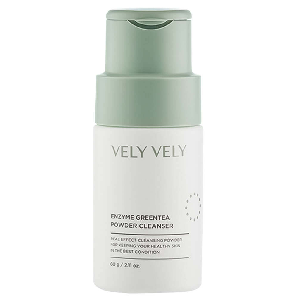 Энзимная пудра для жирной кожи с зелёным чаем Vely Vely Enzyme Greentea Powder Cleanser, 60gr