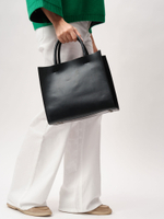 Кожаная сумка Deboro 30902 черный