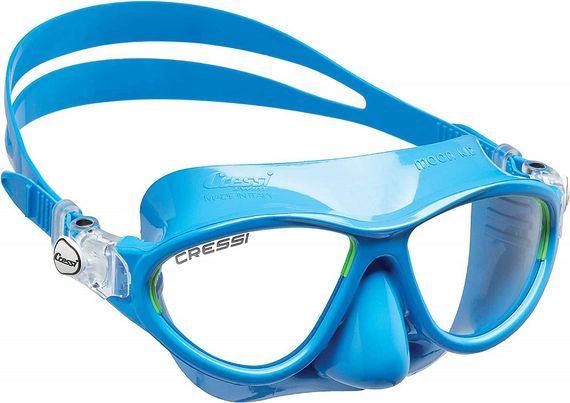 Набор детский  Cressi Moon Kid (маска Cressi Moon Kid  + трубка Top) голубой