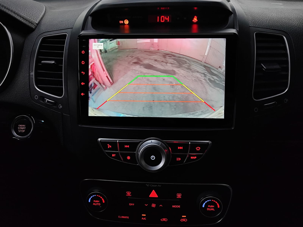 установочный комплект KIA Sorento 2012 2015 ( XM, рестайл), рамка + проводка KB-SF-9794-2
