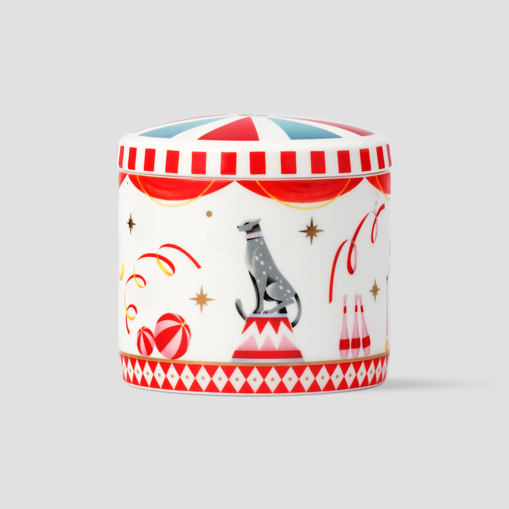 Емкость для хранения Farforite «Цирковое представление» в подарочном тубусе