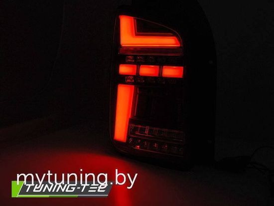 Фонари задние LED BAR BLACK SEQ для VW T6 15-19 OEM BULB