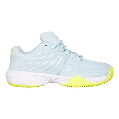 Женские теннисные кроссовки K-Swiss Express Light 2 Women - Light Blue, Neon Green