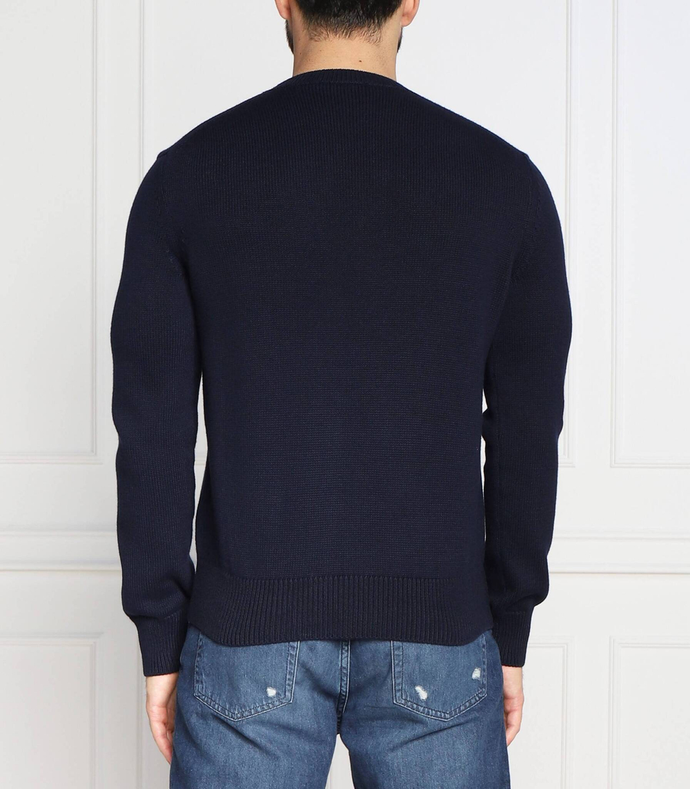 свитер Alexander McQueen - темно-синий(651184 Q1XAY)