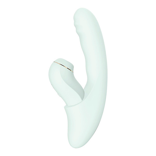 Мятный вибратор-кролик 19см из 2 частей BeYourLover Fatima Green TL278A-G