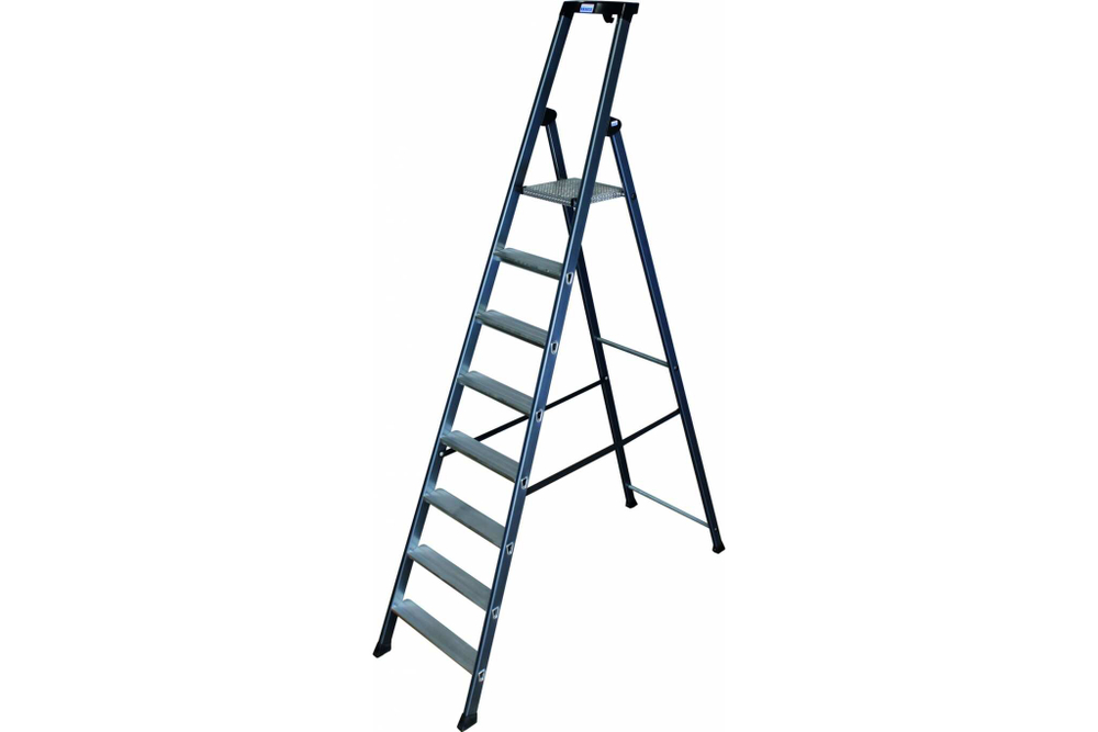 Анодированная стремянка SEPRO 8 ступ.(124227)