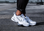 Кроссовки Nike Air Monarch 4 White Navy, бел.