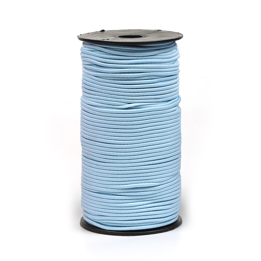 Шляпная резинка, d 3 мм, голубой