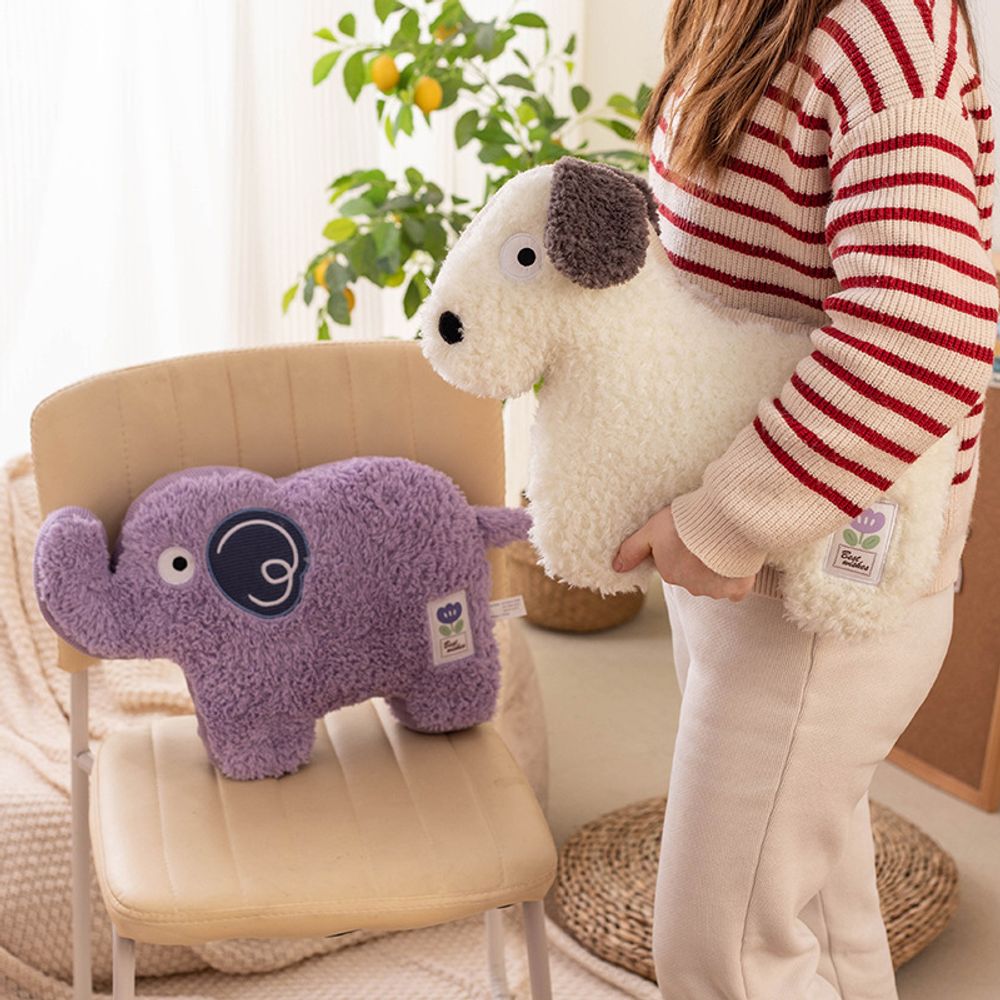 Мягкая игрушка &quot;Purple Fluffy Elephant&quot;