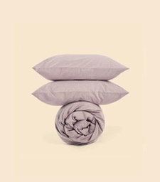 Простыня - Melange Pink Salt - 180x200x30 (на резинке)