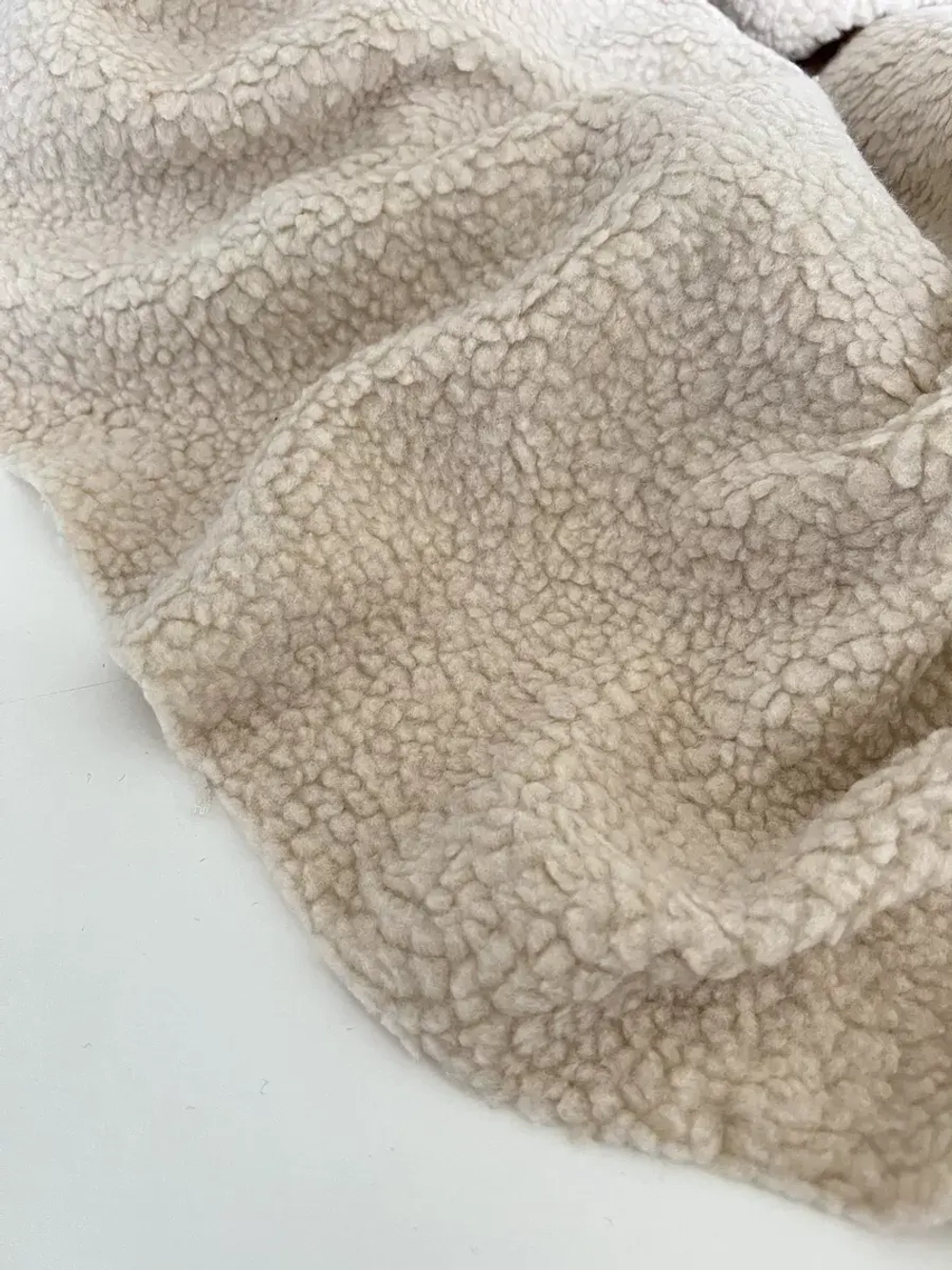 Мех барашек искусственный отрез 2м букле