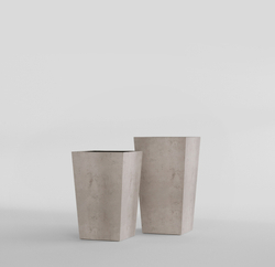 Кашпо, коллекция Concrete, форма CONIC