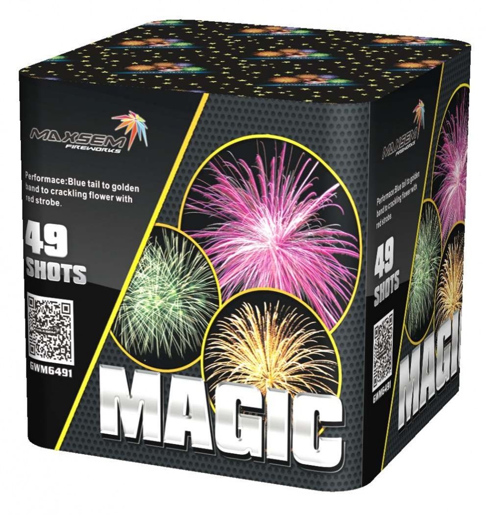 Батарея салютов "MAGIC"  49 залпов * 1.2"  1/2