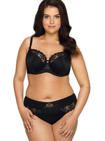 Трусы-слипы с кружевными вставками (Размер: L) (Цвет: телесный)