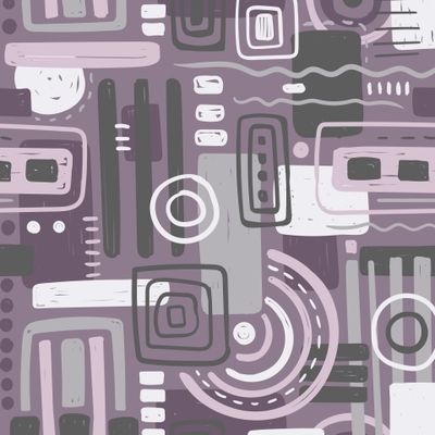 АБСТРАКЦИЯ В ФИОЛЕТОВЫХ ТОНАХ