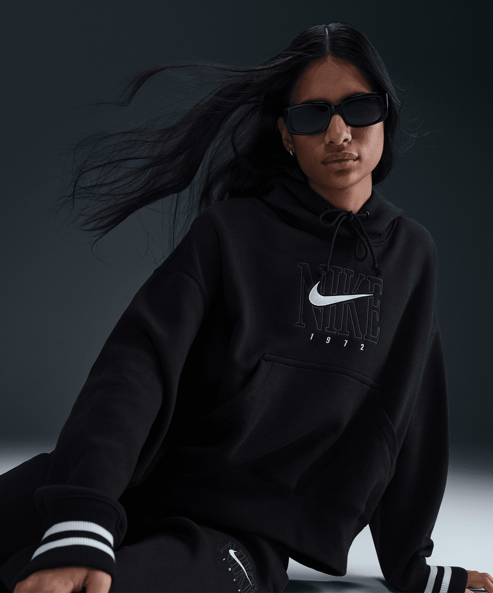Толстовка женская NIKE W NSW PHNX FLC OOS GX PO HDY