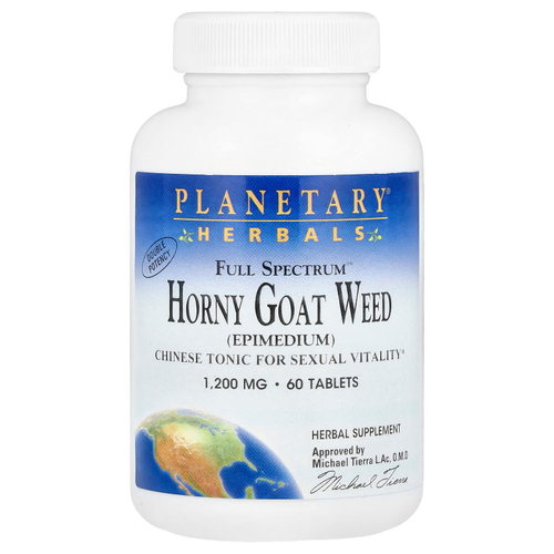Planetary Herbals, Full Spectrum ™ Horny Goat Weed, 60 таблеток